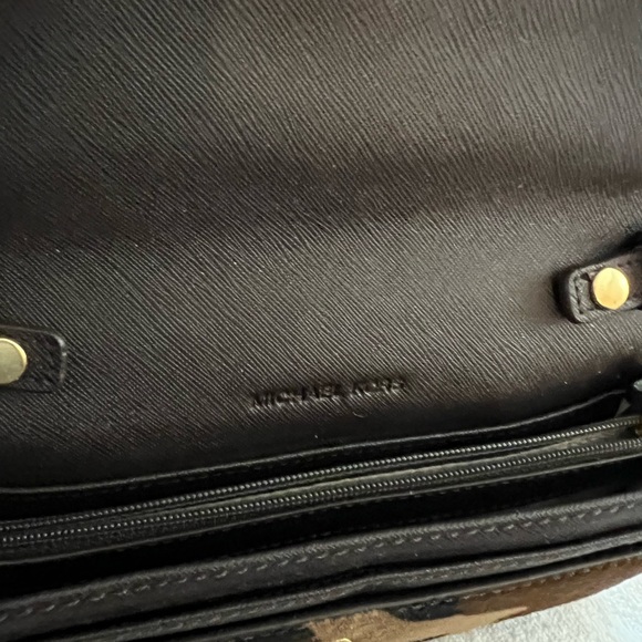 New Real Fur Michael Kors Camo Cav Hair booties & matching chained wallet.😍 - Picture 16 of 16